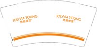 12250908娇丽维漾9盎司1千：任性又偏执 一次性定制纸杯、一次性广告纸杯设计图