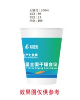 12250925 第12届亚太干燥会议 12 盎司1千个：石头x 一次性定制纸杯、一次性广告纸杯设计图