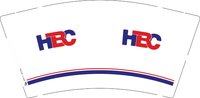 （休白500）12251002 hbc 9盎司加厚1000个：我不是花痴8 一次性定制纸杯、一次性广告纸杯设计图
