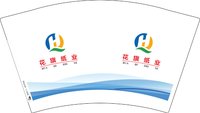 12251003花旗纸业12盎司1千个：wangzizheng1230 一次性定制纸杯、一次性广告纸杯设计图