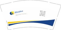 12250918 GALA GOLD9盎司1千加急（1千1箱，配白高盖1千发顺丰标快包邮）：qqghbb 一次性定制纸杯、一次性广告纸杯设计图