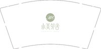 （印刷500）12250920小美邻舍9盎司加厚1千：tb023063_22 一次性定制纸杯、一次性广告纸杯设计图