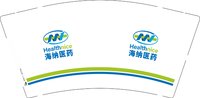 12250908海纳医药9盎司加厚1千个：tb61487648 一次性定制纸杯、一次性广告纸杯设计图