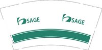 12250915SAGE9盎司加厚1千：bobwu521 一次性定制纸杯、一次性广告纸杯设计图