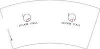 12250914bloom 7盎司1千个：领会 一次性定制纸杯、一次性广告纸杯设计图