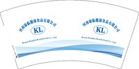 12250922河南康临健康食品有限公司7盎司1千：大漠飞鹰徐 一次性定制纸杯、一次性广告纸杯设计图