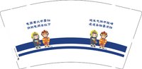 15250927电器着火 9盎司加厚1000个（1000一箱，50一条）：A.米莱 一次性定制纸杯、一次性广告纸杯设计图