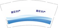 12250908嘉伦水产 9盎司1千：xxiong1989 一次性定制纸杯、一次性广告纸杯设计图