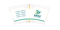 3141015 景翔食品（红色版） 9盎司2000个：251015-143204062863528 一次性定制纸杯、一次性广告纸杯设计图