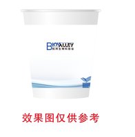 12251014杭州生物科技谷 12盎司2000个：百柳树说（微信） 一次性定制纸杯、一次性广告纸杯设计图
