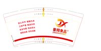 3141015 景翔食品（红色版） 9盎司2000个：251015-143204062863528 一次性定制纸杯、一次性广告纸杯设计图