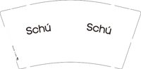 13251009 Schu 9盎司1千个：王斐豆子子 一次性定制纸杯、一次性广告纸杯设计图
