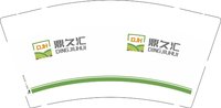 12251022 鼎久汇9盎司1千：大丰金龙苗猪 一次性定制纸杯、一次性广告纸杯设计图