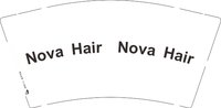 12251008有改 Nova Hair9盎司1千：zhanghong015016 一次性定制纸杯、一次性广告纸杯设计图