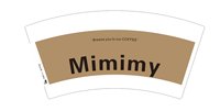 （印刷500）12251020MImimy（咖）7盎司1千：陈静静880307 一次性定制纸杯、一次性广告纸杯设计图