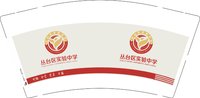 12251021 丛台区实验中学 9盎司1千个：洋儿闯天涯 一次性定制纸杯、一次性广告纸杯设计图