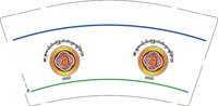 15251014 2025藏文 9盎司加厚6000个（2000一箱）：百度微信སྲོང་བཙན་ཚང་།松赞 一次性定制纸杯、一次性广告纸杯设计图