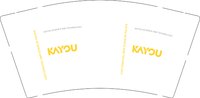 12251022 KAYOU9盎司加厚1千：王亦丹 一次性定制纸杯、一次性广告纸杯设计图