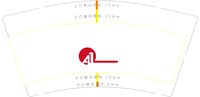 12251015 红色LOGO9盎司1千（1千1箱客户说他订单显示包邮，没补入仓费）：yumiwum 一次性定制纸杯、一次性广告纸杯设计图