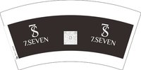 122509207.SEVEN7盎司1万：两个的海滩（微信1095） 一次性定制纸杯、一次性广告纸杯设计图