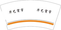 12251019 华艺窗帘 7盎司1千：紫俊名扬 一次性定制纸杯、一次性广告纸杯设计图