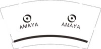 3141016 AMAYA 9盎司1000个：251016-223619335720086 一次性定制纸杯、一次性广告纸杯设计图