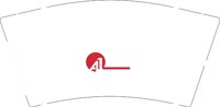 12251015 红色LOGO9盎司1千（1千1箱客户说他订单显示包邮，没补入仓费）：yumiwum 一次性定制纸杯、一次性广告纸杯设计图