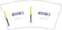 12251005轮比亚9盎司3千：侠岚666 一次性定制纸杯、一次性广告纸杯设计图