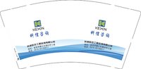 12251016 科信咨询9盎司加厚1千：jh梦璐 一次性定制纸杯、一次性广告纸杯设计图