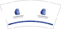 12251201（之前客户说印的不清晰注意下）甘肃沛理9盎司3千：thewall90 一次性定制纸杯、一次性广告纸杯设计图