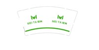 12251117 MEITA 健身9盎司加厚2千：tb426884469 一次性定制纸杯、一次性广告纸杯设计图