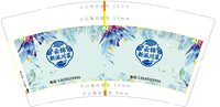 12251122云锦新派川菜9盎司加厚5千个：lzuwzm 一次性定制纸杯、一次性广告纸杯设计图