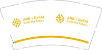 12251121ark i 9盎司1000个：陈美开心 一次性定制纸杯、一次性广告纸杯设计图