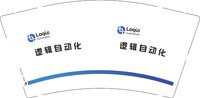 12251202逻辑自动化 9盎司加厚1千：林秋玲a 一次性定制纸杯、一次性广告纸杯设计图