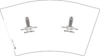 12251118新世界文博中心12盎司1千个：（配白高盖）任琳809884190 一次性定制纸杯、一次性广告纸杯设计图