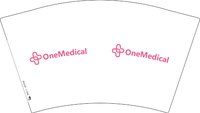 12251124OneMedical12盎司1千：kakasharon 一次性定制纸杯、一次性广告纸杯设计图