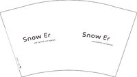12251201 SONW ER12盎司1千只：陈飘雪1017 一次性定制纸杯、一次性广告纸杯设计图