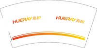 12251120 泓锐 7盎司1千个：古力小美徐 一次性定制纸杯、一次性广告纸杯设计图