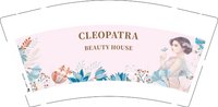 12251205（有改）CLEOPATRA9盎司1千（1千1箱）：cleopatrasie 一次性定制纸杯、一次性广告纸杯设计图