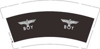 3141204 BOY 9盎司1000个：251204-322080663943231 一次性定制纸杯、一次性广告纸杯设计图