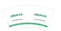 12251208泓润 9盎司加厚5千个：tb33187787 一次性定制纸杯、一次性广告纸杯设计图