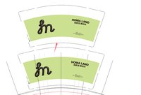 12251214胡麻地9盎司加厚1千（500一箱）：托斯卡纳lu 一次性定制纸杯、一次性广告纸杯设计图