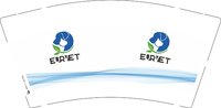 12251209ERET9盎司1千个：君翰智能24 一次性定制纸杯、一次性广告纸杯设计图