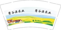 12251216有改 馨谷源米业9盎司加厚350克专版1千个：和尚洗头用洗发膏 一次性定制纸杯、一次性广告纸杯设计图