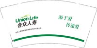 3141209 合众人寿 9盎司2000个：251209-082051100211543 一次性定制纸杯、一次性广告纸杯设计图