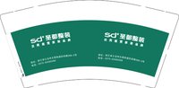 13251209（改）圣都整装 9盎司特厚1万个 :微风之绿 一次性定制纸杯、一次性广告纸杯设计图