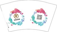 13251205玖蚨金属12盎司1千个：随缘66188 一次性定制纸杯、一次性广告纸杯设计图