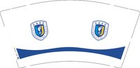 12251217 三亚学院9盎司1千：qimiao34 一次性定制纸杯、一次性广告纸杯设计图