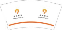 12251210捷畅教育9盎司1千个：杨亮nikkoo 一次性定制纸杯、一次性广告纸杯设计图