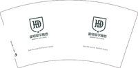 3141204 霍顿留学雅思 7盎司1000个：251204-193189691750885 一次性定制纸杯、一次性广告纸杯设计图